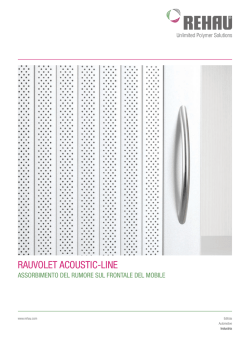 Catalogo RAUVOLET acoustic-line