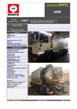 Attrezzature USATE Scheda Disponibilità Prezzo