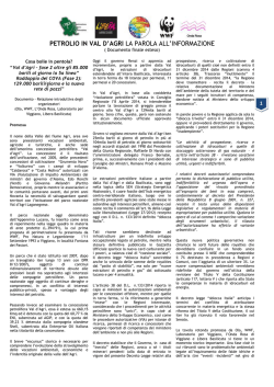 Scarica il documento/relazione di introduzione ai temi della tavola