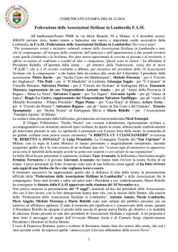 clicca qui - Famiglia Agirina Milano