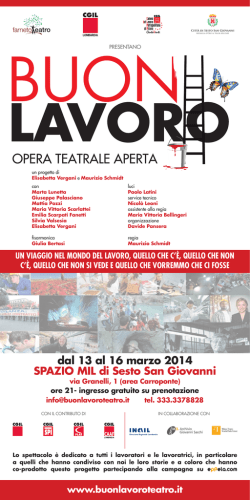 dal 13 al 16 marzo 2014 SPAZIO MIL di Sesto San