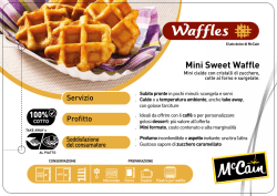 Mini Sweet Waffle - McCain Food Service