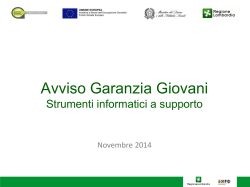 Avviso Garanzia Giovani