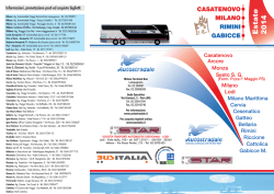 Casatenovo - Milano - Rimini - Gabicce