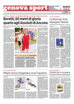 24/02/2014 Il Secolo XIX