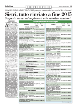 articolo ItaliaOggi del 27.12.2014