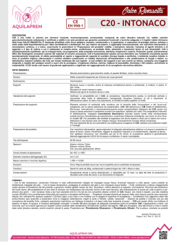 C20 - INTONACO - Aquilaprem Srl