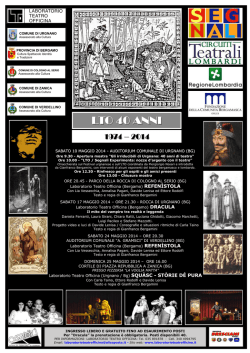 LTO 40 ANNI - Laboratorio Teatro Officina