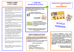 Brochure informativa PRIMARIA - Istituto Comprensivo di Montichiari