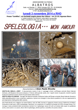 SPELEOLOGIA&hellip; MON AMOUR