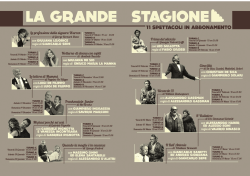 cartellone 2014-2015 - Teatro Traiano – Civitavecchia