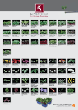 Scarica - Koppert Cress