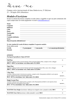 Applicazione per scaricare.