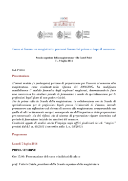 locandina - Dipartimento di Scienze Giuridiche