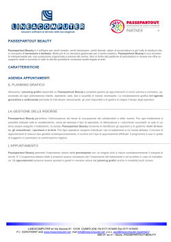 passepartout beauty caratteristiche agenda appuntamenti il