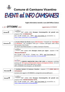 eventi e info OTTOBRE 2014 def agg 17_10_14