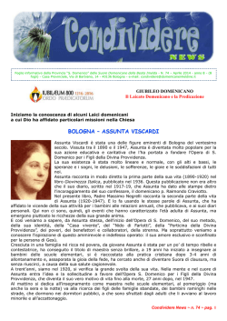 CondividereNews_aprile_2014 - Suore Domenicane della Beata