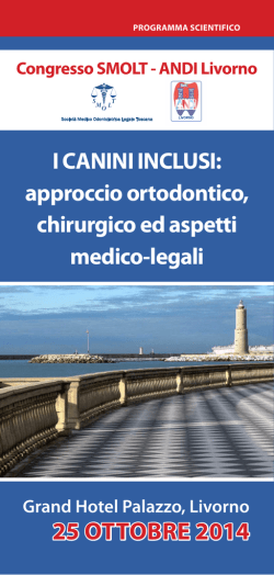 25 OTTOBRE 2014 - MCR Conference