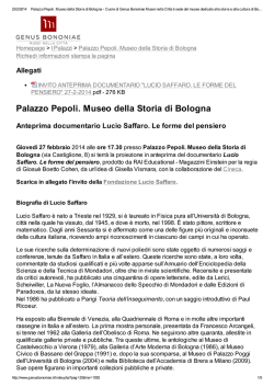Palazzo Pepoli. Museo della Storia di Bologna