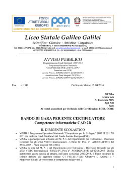 Liceo Statale Galileo Galilei Piedimonte Matese