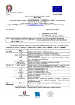Aggiudicazione gara lavori manutenzione ordinaria