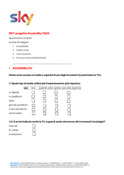 Questionario per i ragazzi