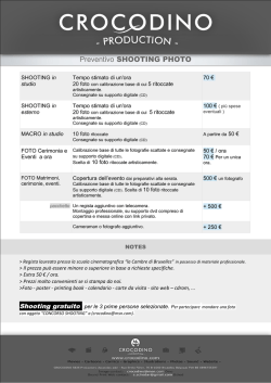 Preventivo SHOOTING PHOTO