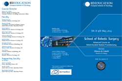 School of Robotic Surgery