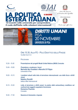 4 Programma CIPEI Pisa_2 - Istituto Affari Internazionali