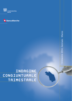 I trimestre 2014, Gennaio - Marzo