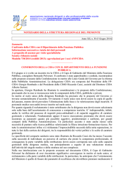 Anno XII, n. 30 (5 Giugno 2014)