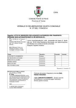 Testo - Comune di Ponte di Piave