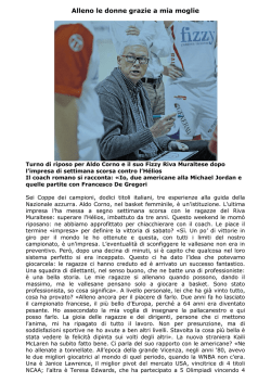 Alleno le donne grazie a mia moglie