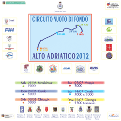 Nuotiamo insieme 2012 - Nuoto in acque libere