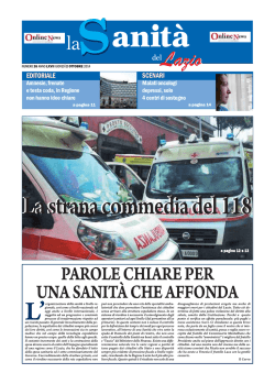 Sanit&agrave; - Il Corriere di Roma