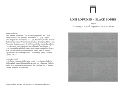 roni roduner &ndash; black bodies