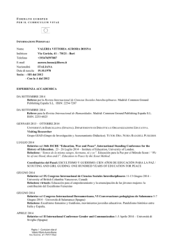 CV Dott. Aurora Bosna