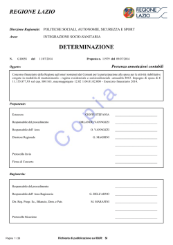 Concorso finanziario della Regione agli oneri