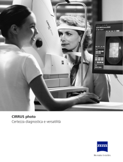 CIRRUS photo Certezza diagnostica e versatilit&agrave;