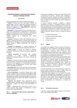 Condizioni Generali del Servizio Nuvola It