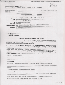 FLC CGIL Organici 2014