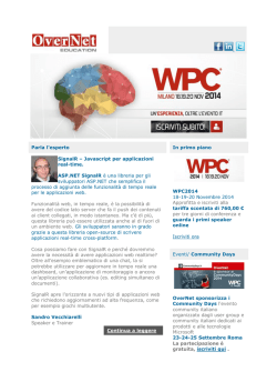 Settembre 2014 - Overnet Education