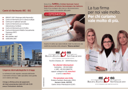 La tua firma per noi vale molto. Per chi curiamo vale molto di pi&ugrave;.