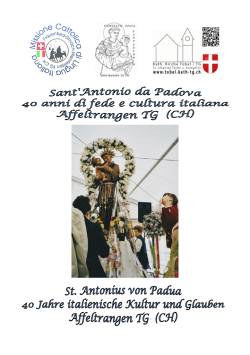 Festschrift - Katholische Kirche im Thurgau