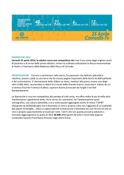 comunicato duerocche - Provincia di Treviso