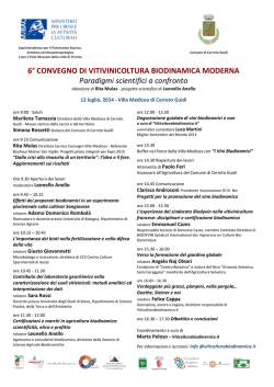 Scarica il Programma in PDF