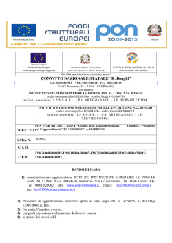 SCHEMA bando EX MARRONE - Convitto Nazionale Statale