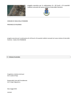 2014 schema di contratto nuovi loculi