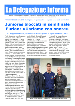 Rappresentativa juniores veneta esce a testa alta