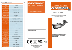 GUIDA RAPIDA - Ixtrima, CCTV Equipment